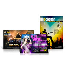 custom club flyer printing for parties events printrunner